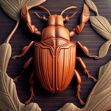 3D model Nicrophorus lunatus (STL)